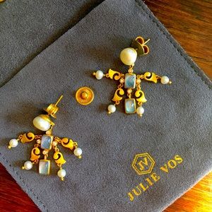 Julie Vos Clara chandelier earrings